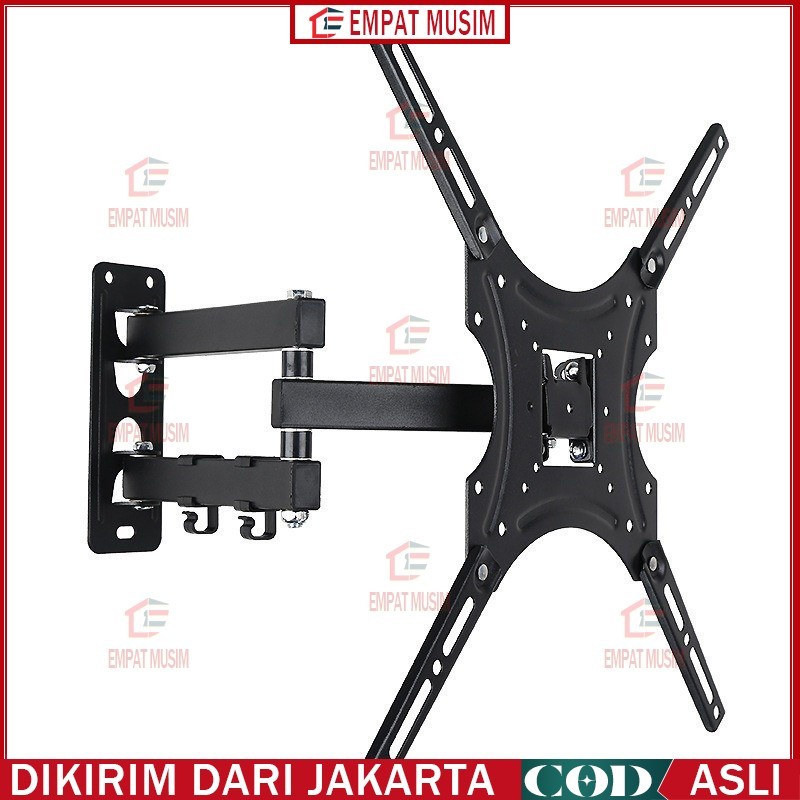 BRACKET SWIVEL TV LED 14 17 19 20 22 24 27 32 40 43 Inch Universal Smart TV Digital LCD Braket Putar