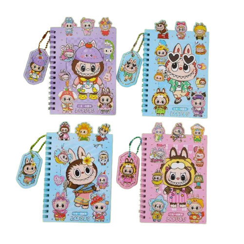 

J2 - Set Buku stiker labubu besar Cute Book sticker