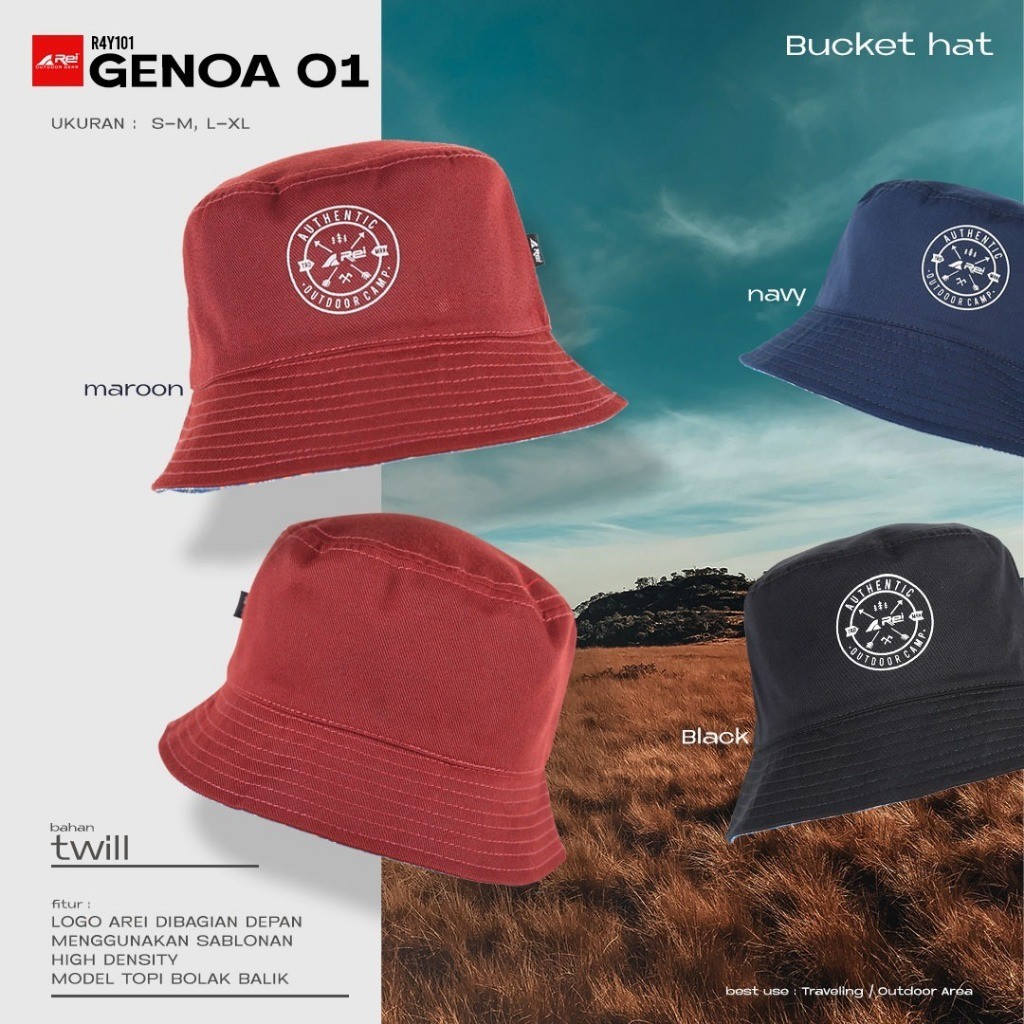 Topi Genoa 01 Bucket Arei Outdoorgear