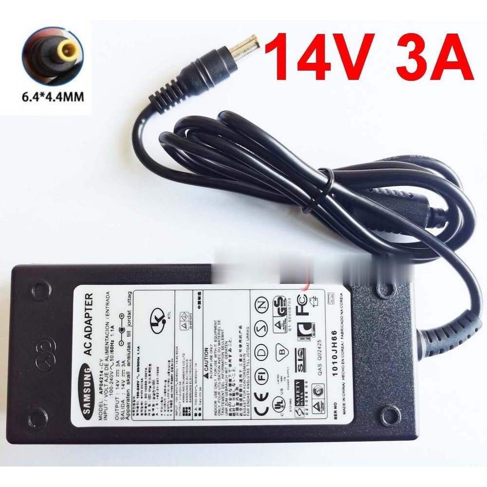 14V 3A Power Supply AC Adapter Charger For Samsung Monitor SA300 A2514_DPN A3014 AD-3014B B3014NC SA