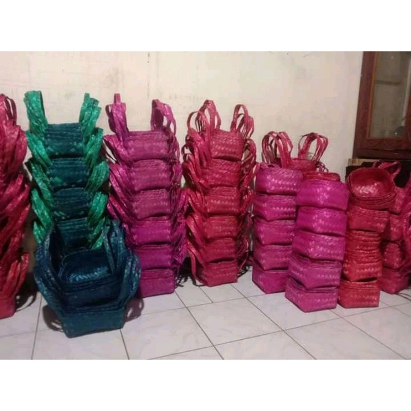 

Besek jinjing ukuran 22x22 cm | Besek bambu Jinjing | Kerajinan Handmade Besek