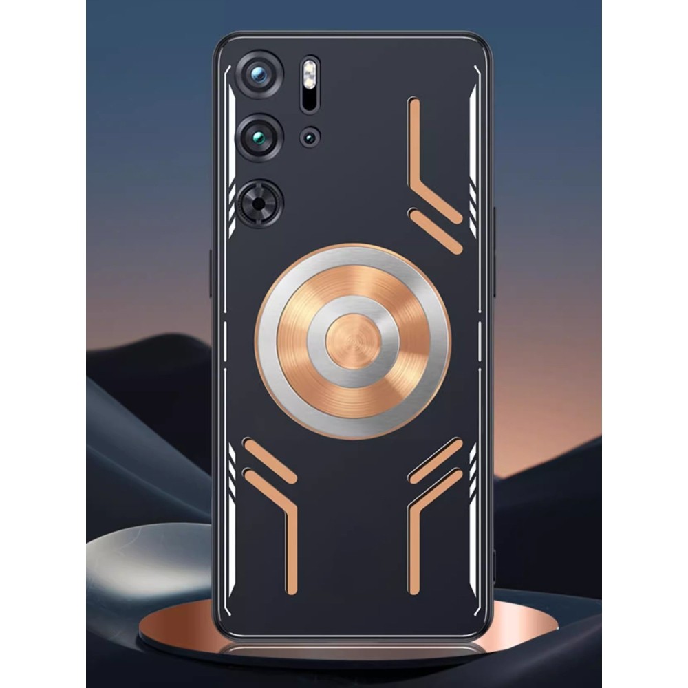 Fashion Red Copper Graphene Cooling Case untuk ZTE Nubia Red Magic RedMagic 9 Pro 8 8S Pro Plus Pro 