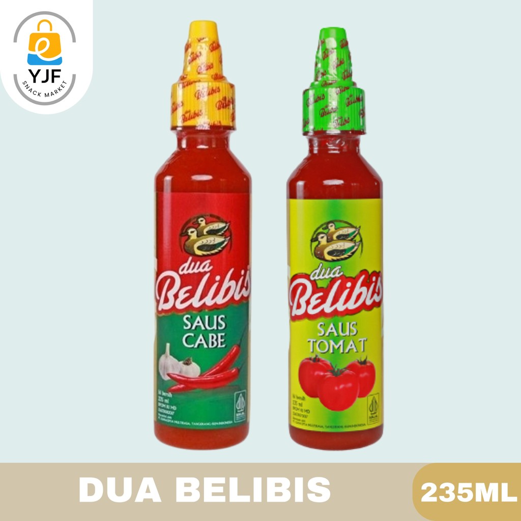 

Dua Belibis Saus Kemasan 23ml - Saus Cabe / Saus Tomat