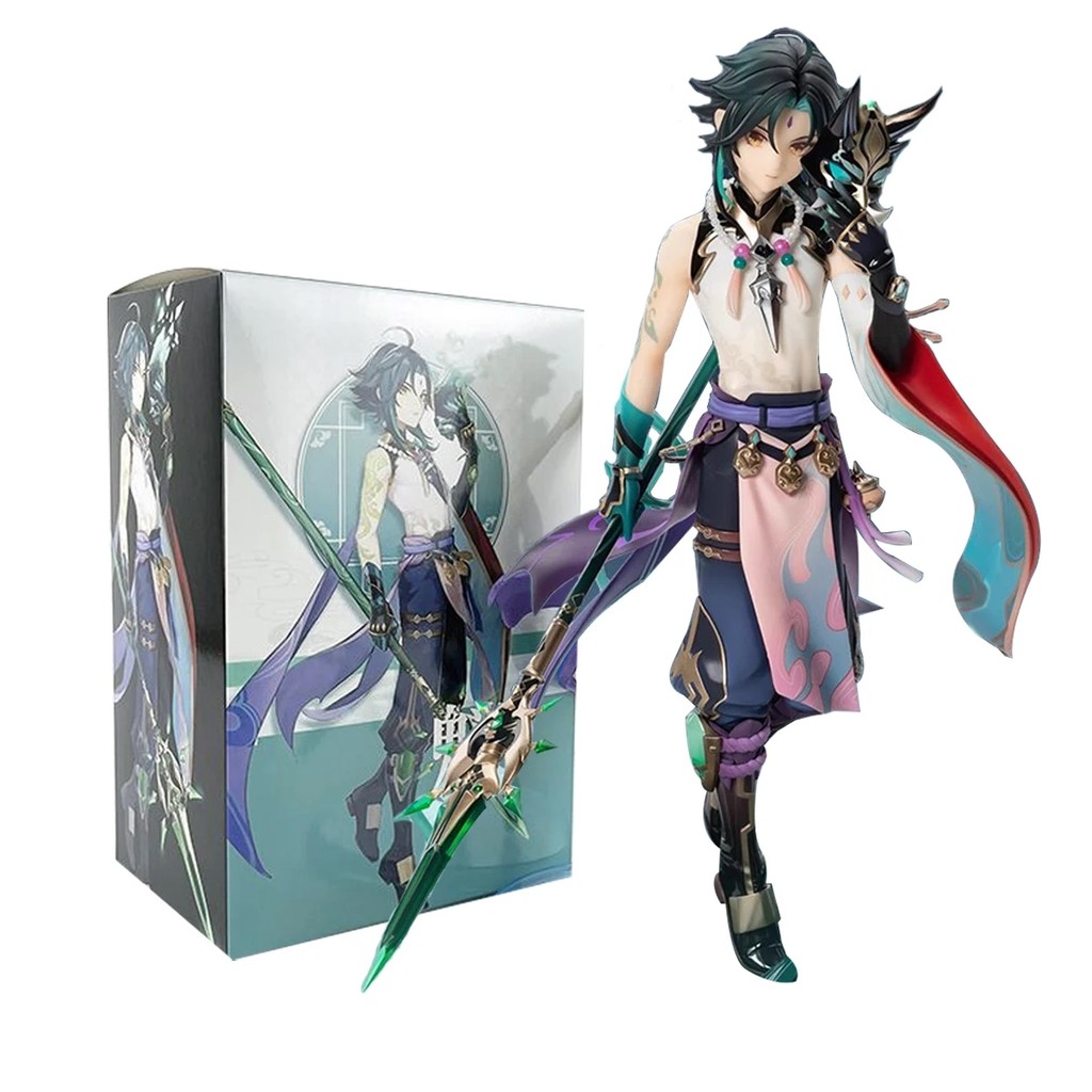 Anime Figure Genshin Impact Xiao Vigilant Yaksha Genshin Impact Klee Action Figure Paimon Qiqi Figur