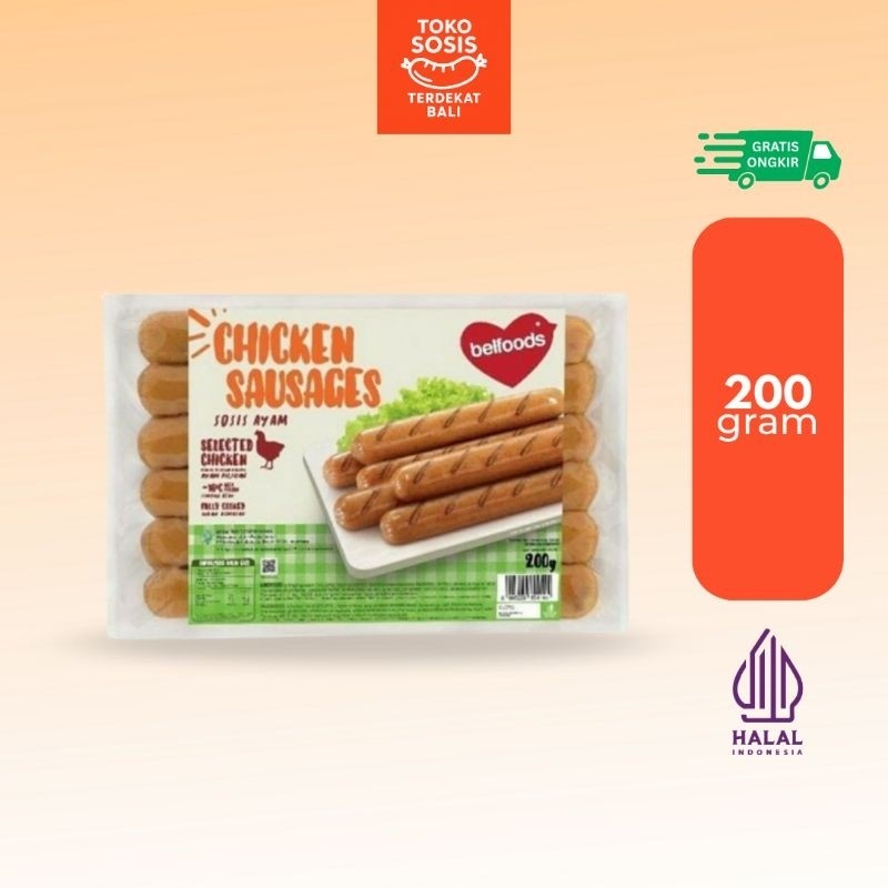 

New Belfoods Sosis Ayam Chicken Sausages 200 GramPremium