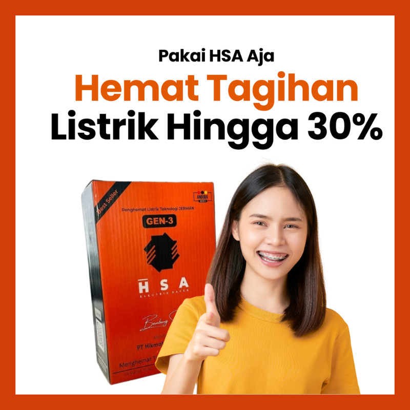 PENGHEMAT DAYA LISTRIK RUMAH 2200 W - 4400 WATT TIPE B HSA ELECTRIC SAVER PENGHEMAT LISTRIK TOKEN PL