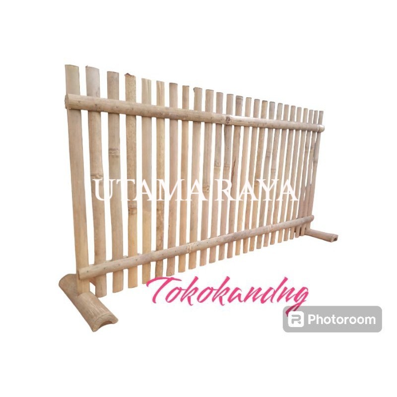 Pagar Rumah Taman Bambu Mini