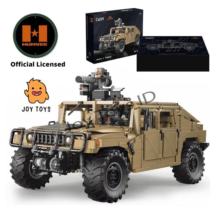 JOY TOYS Mainan Anak Brick Cada Mobil Humvee Off Road Vehicle Military Car Mobil Tentara Militer Hum