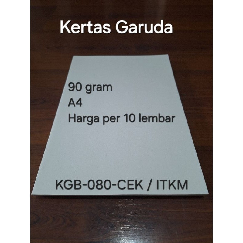 

Kertas GARUDA - Kertas WatermarkCO