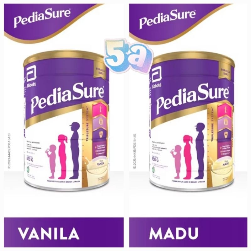 Pediasure Vanila Madu 850gr Coklat 800gr (1-10th) Susu Pediasure