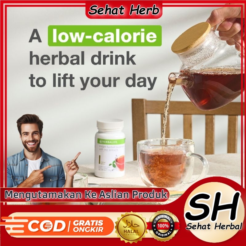 Herbalife 100% Original , Tea Herbal Pembakar Lemak Atasi Kegemukan HERBALIFE teh pelangsing penurun