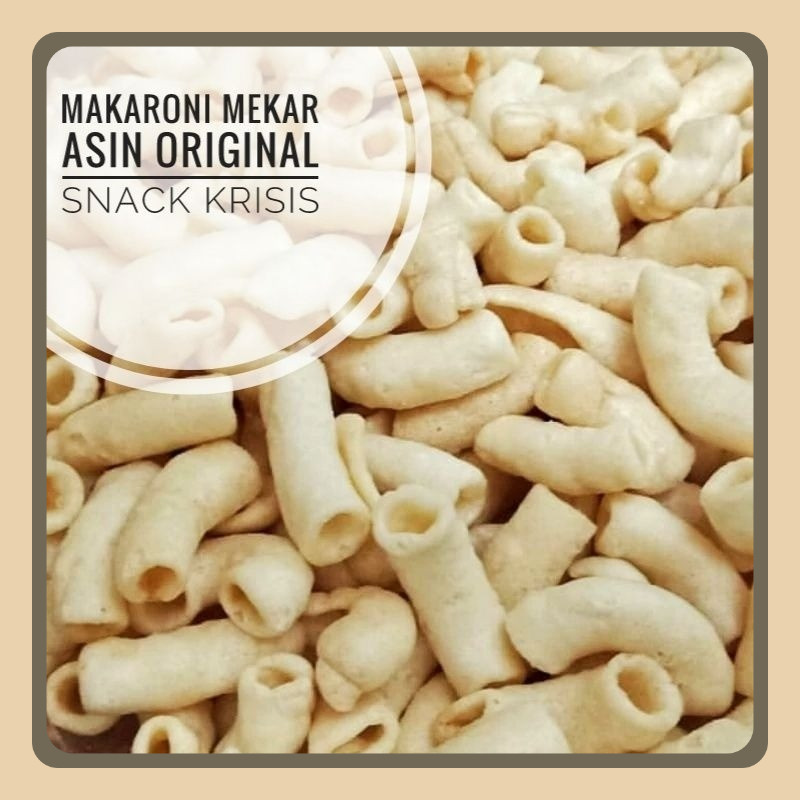 

Makaroni mekar Asin gurih 1 kg