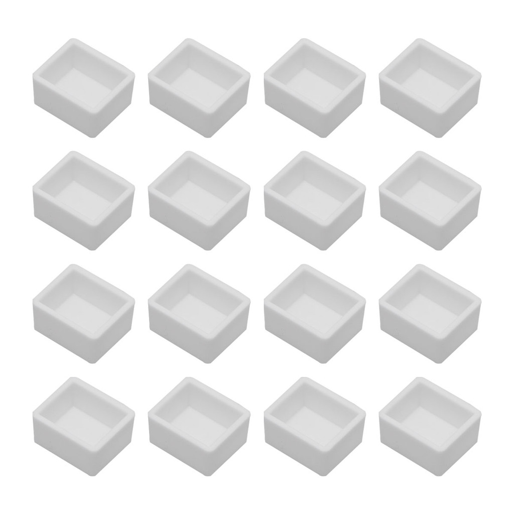 

Empty Watercolor Palette Half Pan Pigment Package Holder Plate Tray Painting White