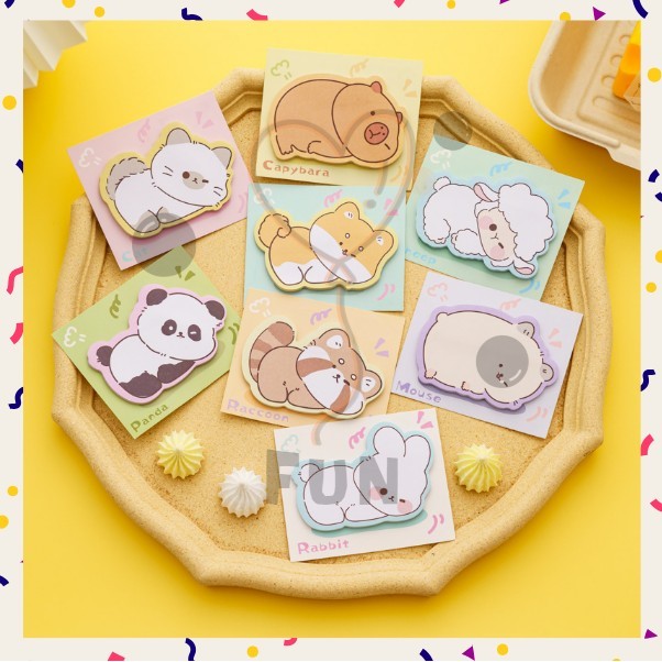 

FF Ekspresi Binatang tidur lucu dan catatan tempel lucu/catatan tempel kartun (30 lembar) S-SN023