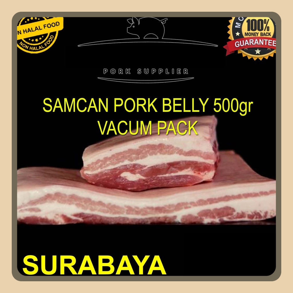 

Daging Babi Samcan / Pork Belly 500gr