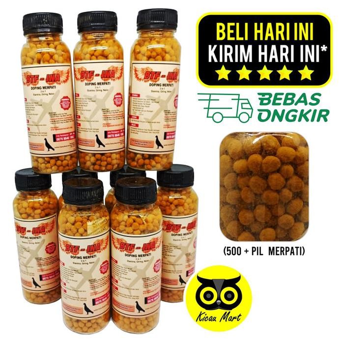 BTF INA PIL JAMU HERBAL VITAMIN BURUNG MERPATI POS DARA KOLONG PILBTF
