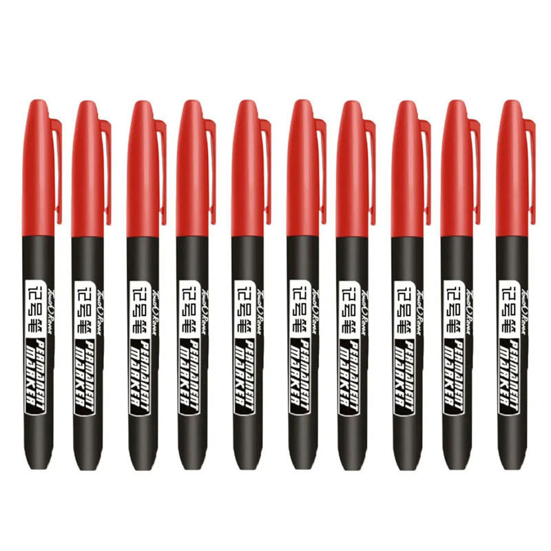 

6/10 PCS Permanent Marker Pen Manga Drawing Markers Black Blue Red Waterproof Ink Sket Pens Stationery Art S ool Supplies