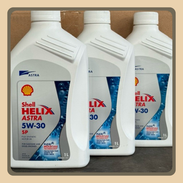 Shell Helix Astra 5W-30 SP / API SN+ Kemasan 1 Liter Original