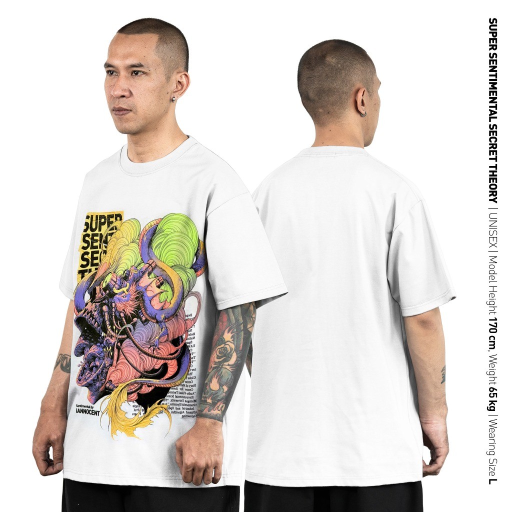 (COD) SSST X IANNOCENT Heavyweight T-shirt Putih
