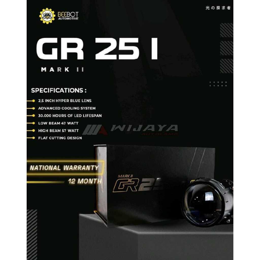 PROJECTOR BI-LED GR 25 MK II BLUE LENS 2,5 INCH PLUG AND PLAY BEEBOT