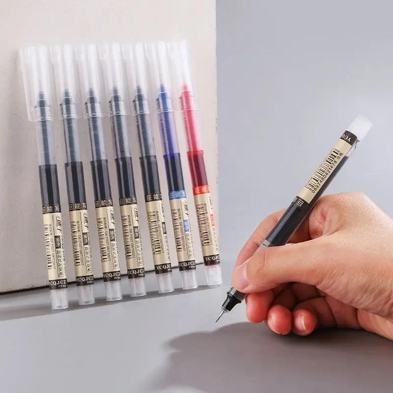 

2/5PCS Gel Pens Black/Blue/Red Ink 0.5mm Thin Tip Refills Rods Set Gelpen for School Office Writing Stationery Supplies