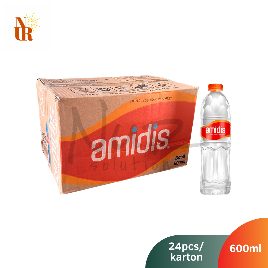 

Amidis 600ml x 24pcs [Karton] / Air Minum Distilasi