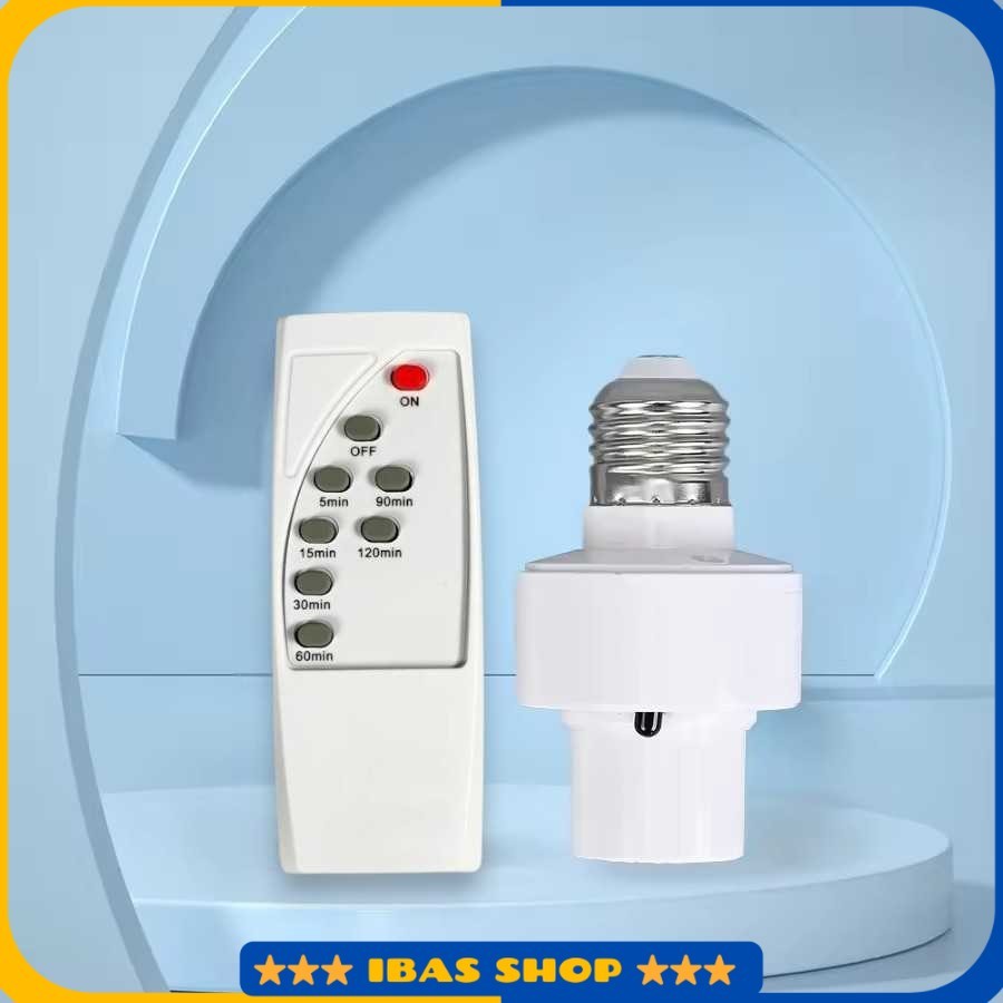 Fitting Lampu Bohlam E26 E27 dengan Remot Kontrol 40W - AMME27