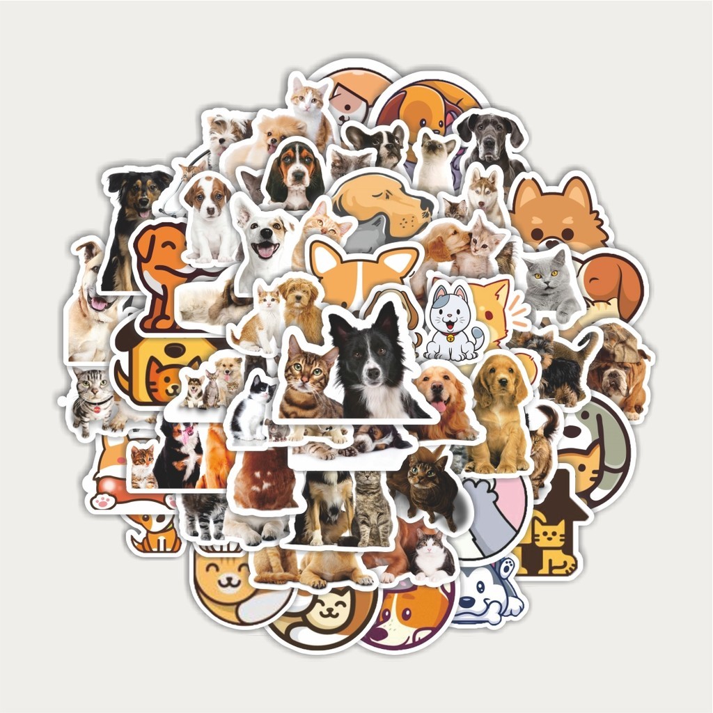 

Sticker Pack Stiker Hewan Cat & Dog [Kucing & Anjing] | Sticker TUMBLR | Stiker LAPTOP KOPER HELM