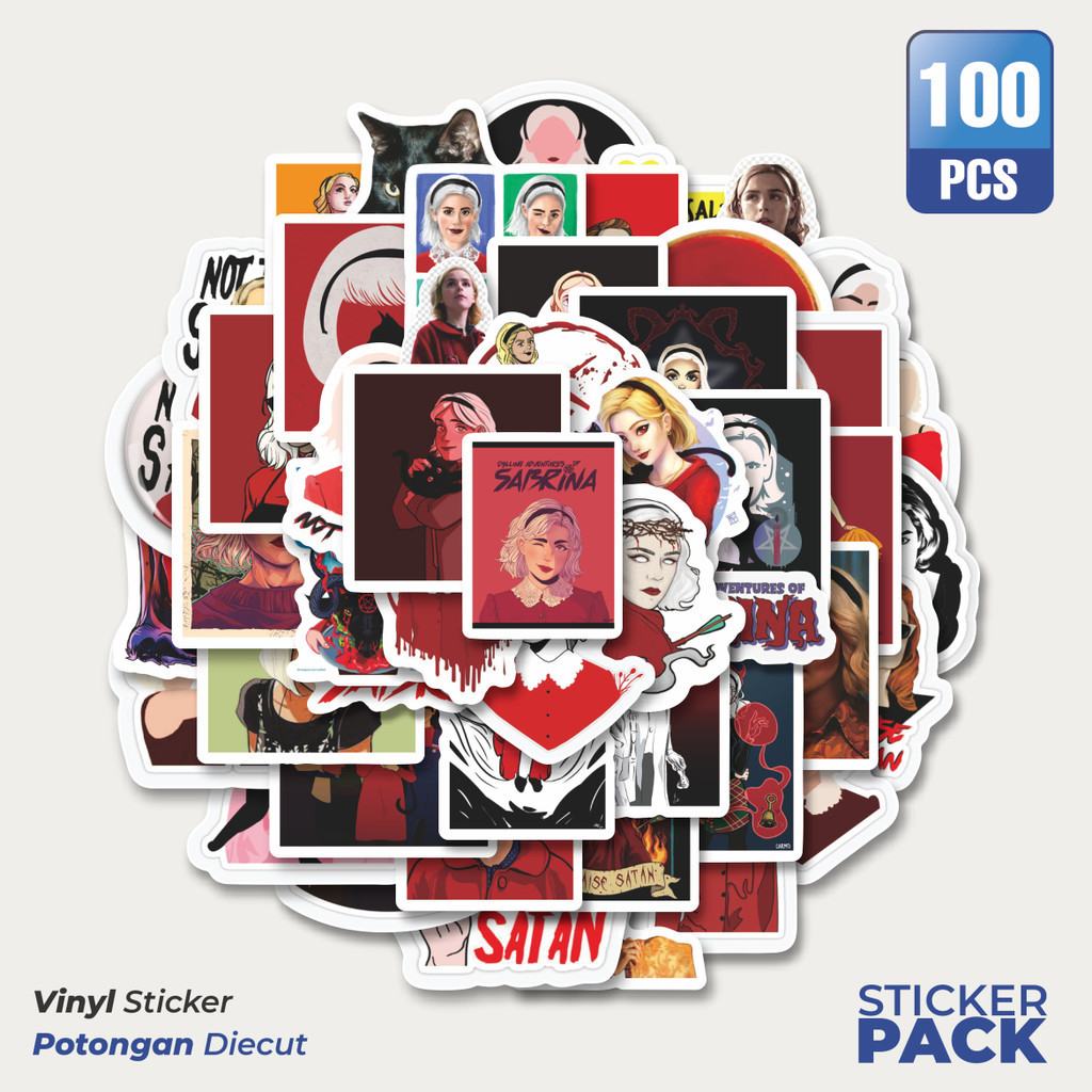 

Stiker Vinyl Stiker Adventures of Sabrina Waterproof Aesthetic- Untuk Laptop, Motor, dan Helm - Paper Stationery Pack