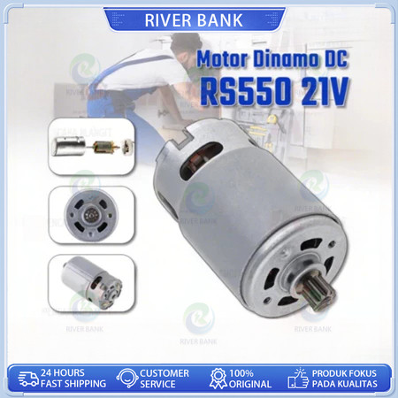 RS550 Motor Dinamo DC Rs550 DC 21V Motor High speed Pengganti Bor Baterai Cordless/Rs550 Dinamo Moto