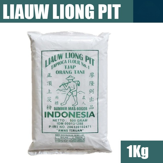 

Tepung Tapioka Sagu Tani Liauw Liong Pit 1Kg