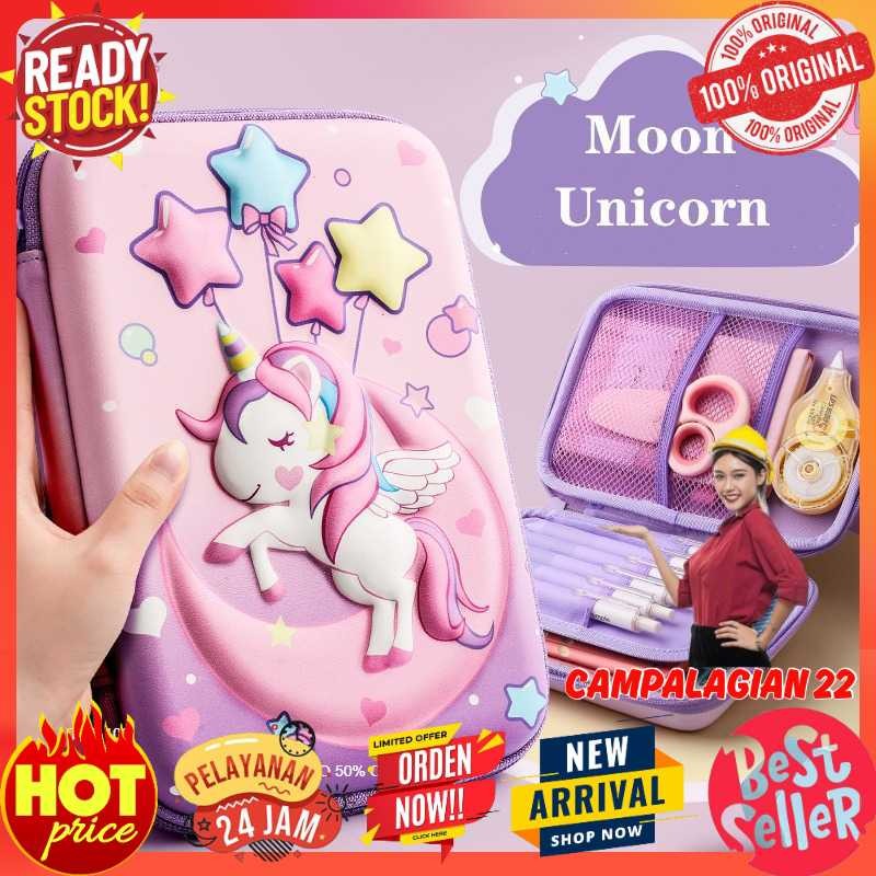 

HSD Tempat Pensil Anak Unicorn Pencil Case Pouch Stationery - A1