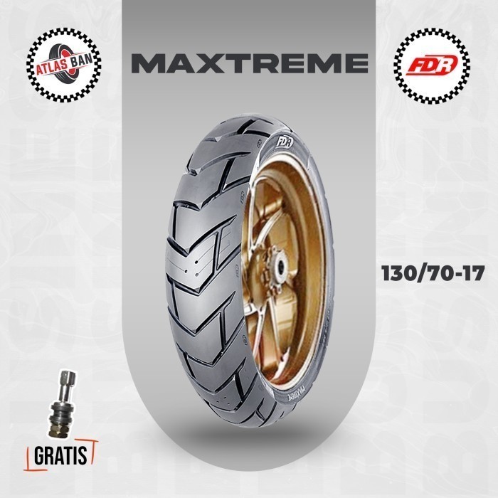 Ban Motor Touring-Supermoto FDR MAXTREME 130/70 Ring 17 Tubeless (FREE WRAPPING)