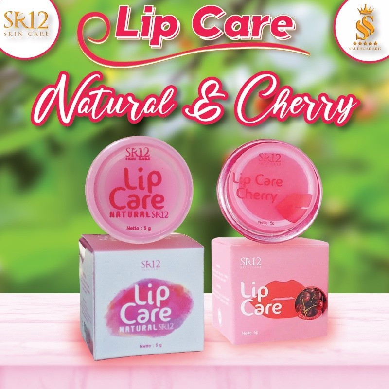 

ASLI 100% Sale Lip care Sr12 Lip blam Pelembab alami bibir Pencerah bibir Mengatasi bibir kering Pecah Hitam 5gr Bpom