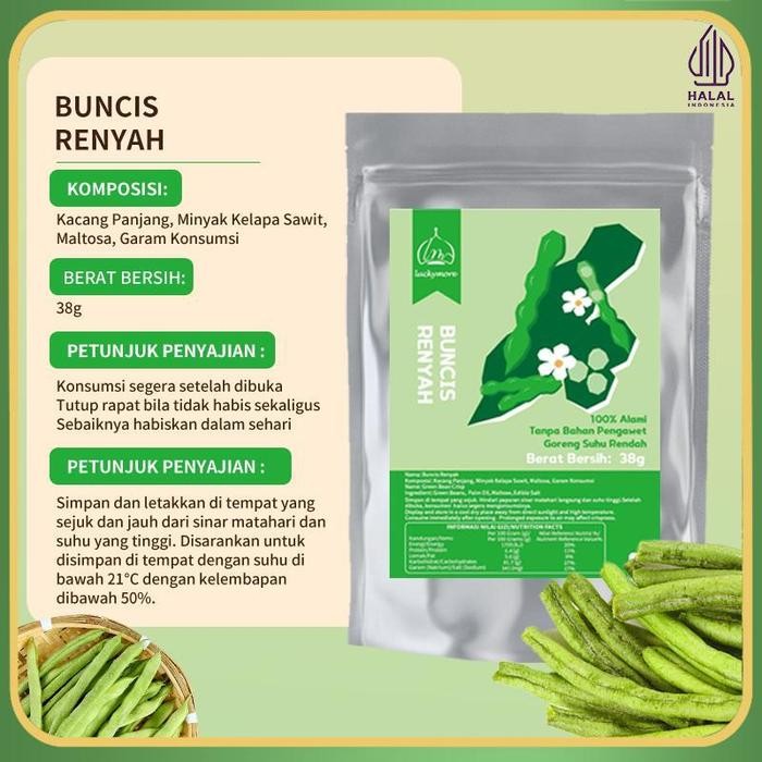 

【Luckymore】HALAL Akar Teratai Renyah Pedas 48g- Keripik Akar Teratai Rasa Pedas, Camilan Sehat | Camilan Pedas, Keripik Akar Teratai, Camilan Sehat, Renyah dan Gurih, Camilan Tanpa Pengawet. Makanan Food Snack Cemilan Kripik Goreng Asin Merah - Buncis Ren