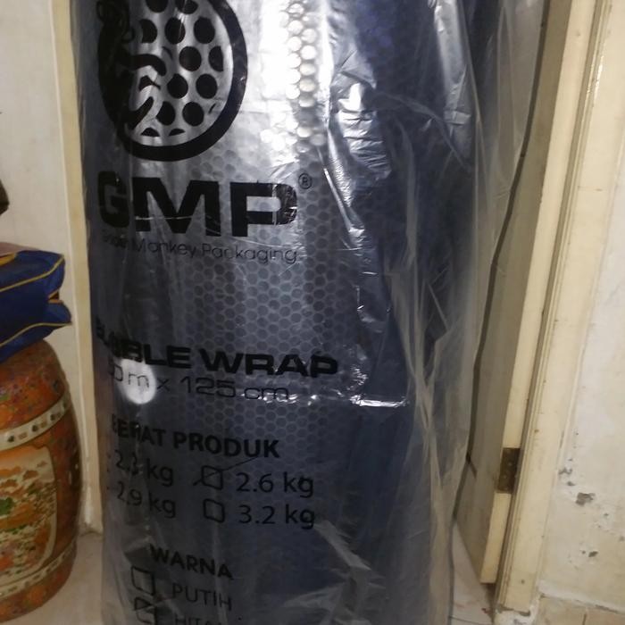 

Bubble Wrap GMP Bening Hitam 125cm 50 meter Plastik Gelembung - ROL - Hitam 2.6 Kg [terlaris]