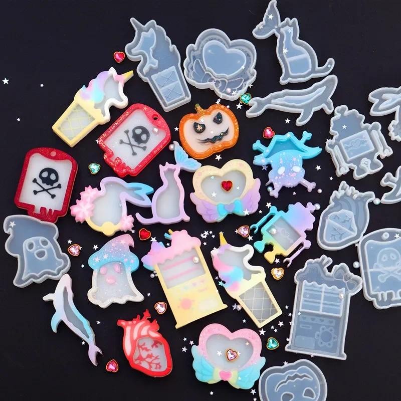 

Retro DIY Drip Glue Quicksand Shaker Silicone Mold Dessert Machine Pumpkin Quicksand Drip Gum Mold