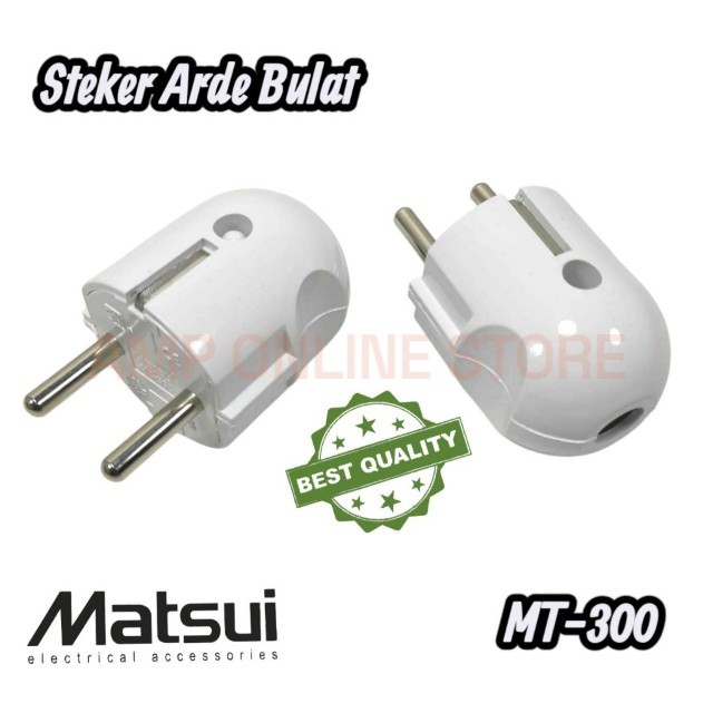 Matsui MT-300 Steker Arde Bulat Putih
