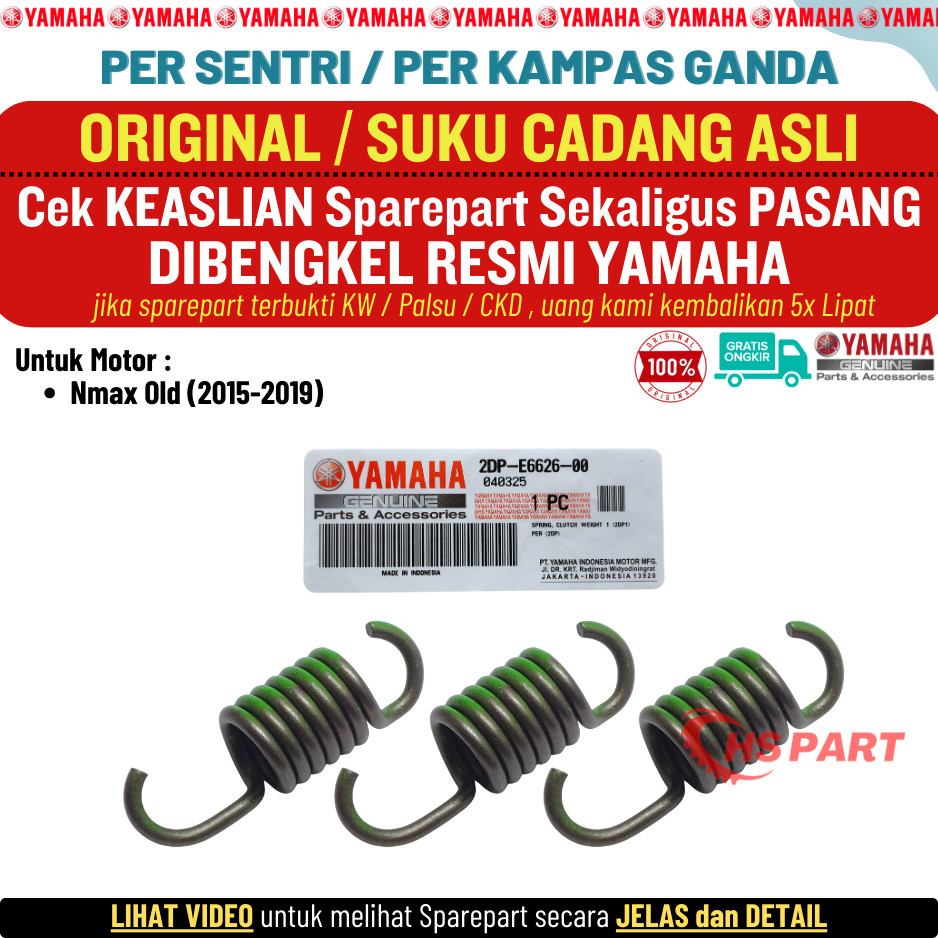 Per Sentri Kampas Ganda Kopling Nmax Old Original Yamaha 100%
