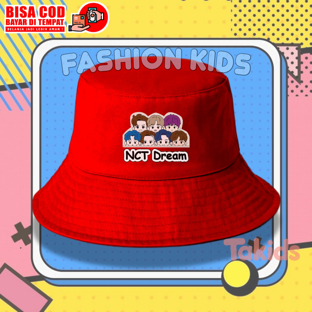 Topi Bucket Anak NCT Dream Karakter