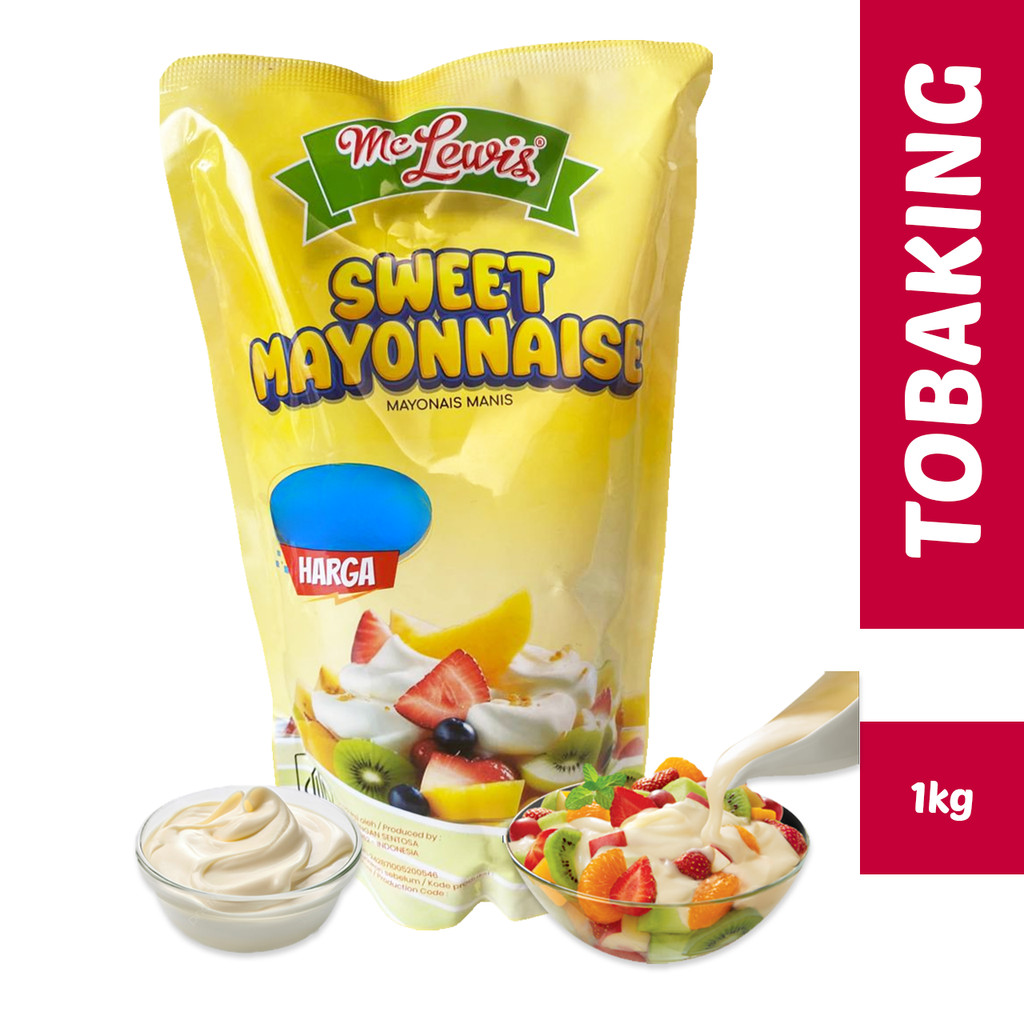 

Mc Lewis Sweet Mayo 1 kg / Mayonaise Manis McLewis