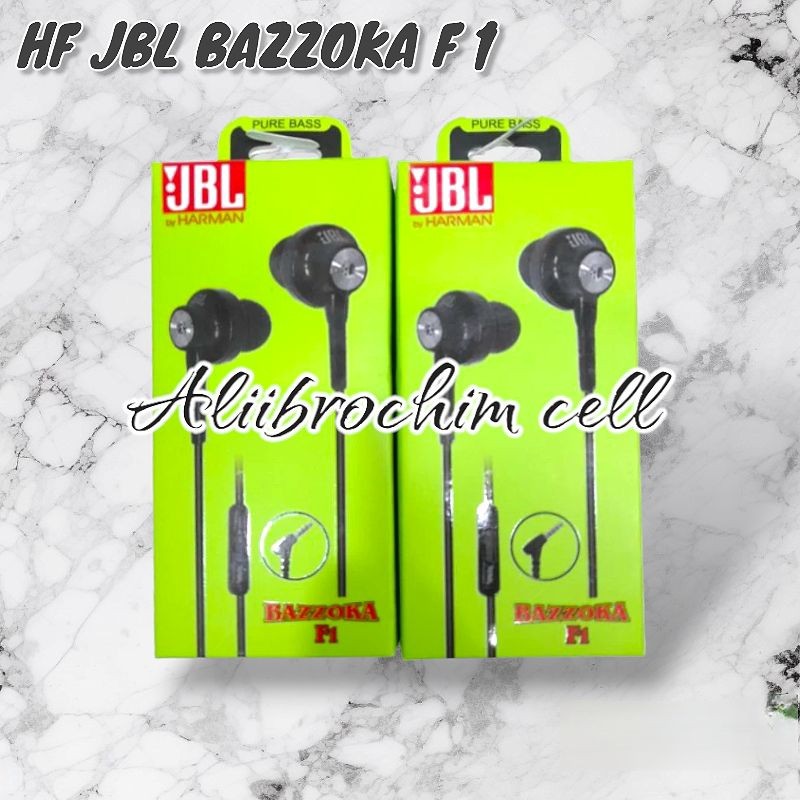 Handfree / Headset  JBL BY HARMAN BAZZOKA F-1 STEREO MUSIC SUPER BASS