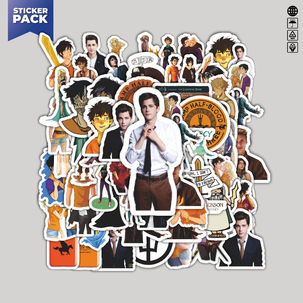 

[100PCS]Stiker Pack Stiker Percy Jackson Series B Aesthetic Vinyl Anti Air Dekorasi Sticker Laptop Buku Journal Koper Helm Casing HP Gitar Helm Skateboard