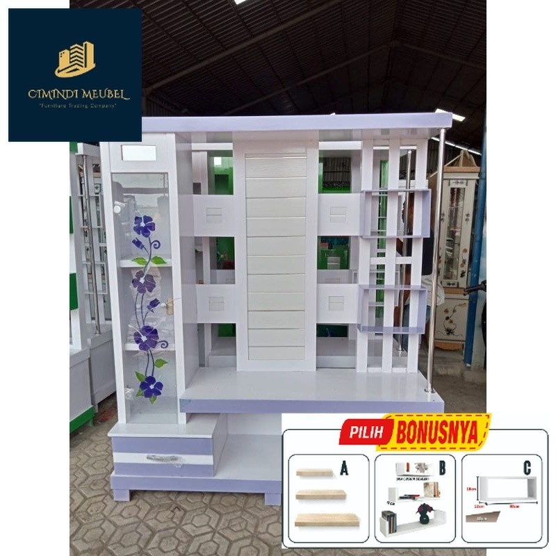 PROMO Bufet Tv Minimalis / Bufet Sekat / Bufet Hias / Rak Tv