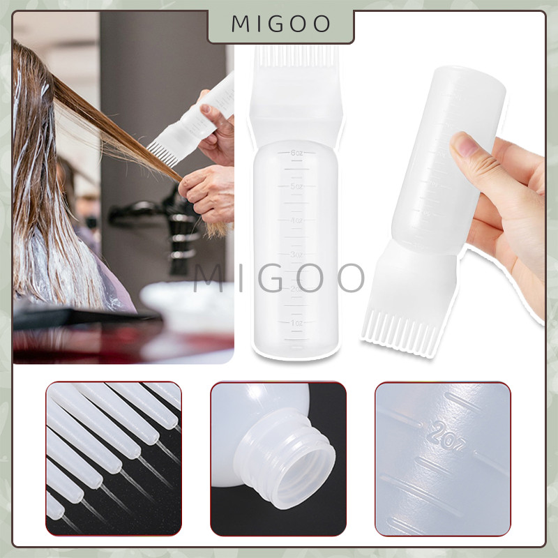 Botol Cat Rambut / Alat Cat Rambut / Aplikator Cat Sisir / Botol Sisir Salon