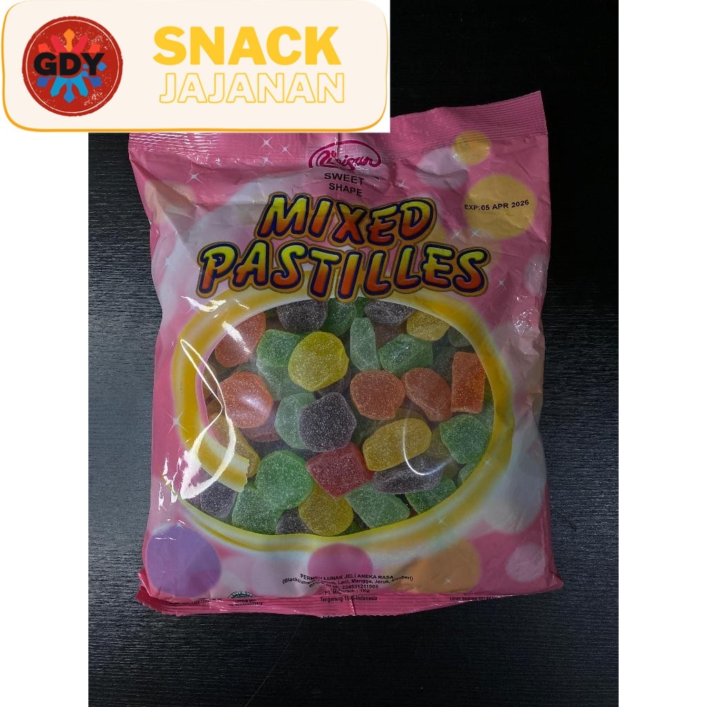 

Waisun Jelly Candy Mixed 1kg | Permen Jelly Rasa Buah | Campur
