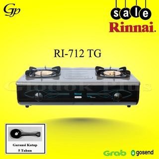 Rinnai RI-712TG Kompor Gas 2 Tungku rinai RI712TG turbo burner 712 TG - hanya kompor
