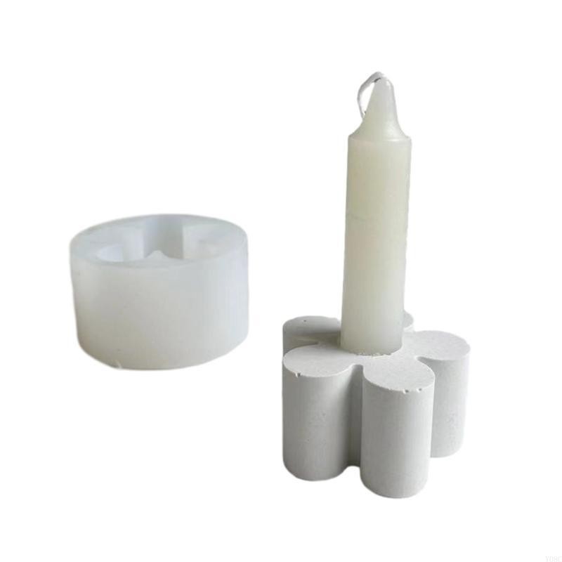 

Y08C Unique Flower Holder Silicone Mold Beautiful Holders Resin Molds Romantics Flower Candlestick Resin Molds