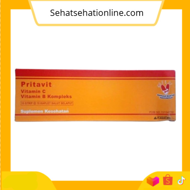 Pritavit suplemen kesehatan 10 x 10 Kapl Suplemen Terbaik untuk Tubuh Sehat
