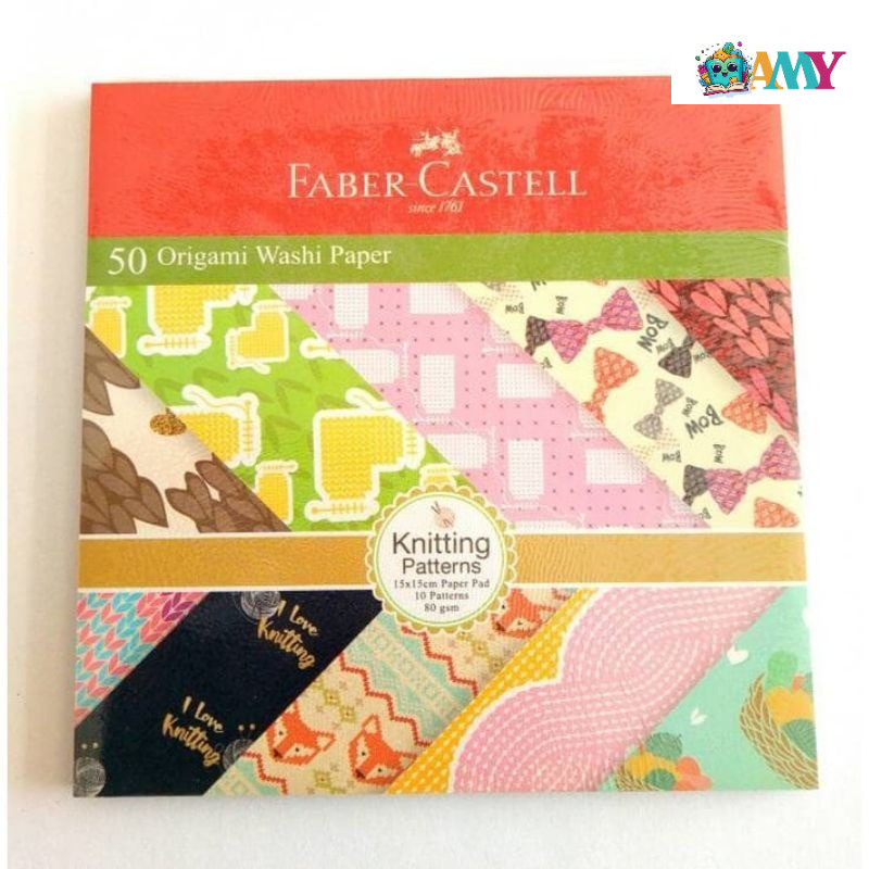 

FC ORIGAMI WASHI PAPER KNITTING PAT 15x15 AMY STASIONARY